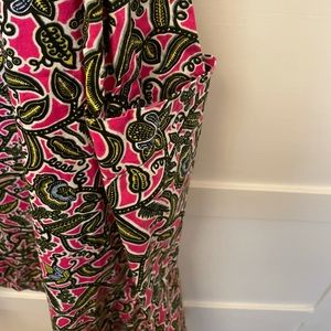 Multi color cotton shift dress